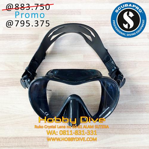 Jual SCUBAPRO Mask Trinidad Black Scuba Diving Alat Diving Kuning