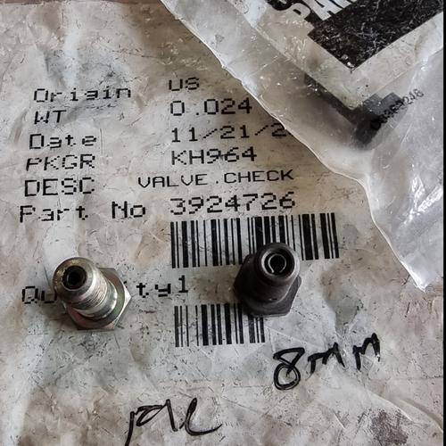 Jual CHECK VALVE CHECK 3924726 CUMMINS OEM (WARNA PUTIH) - Kota ...