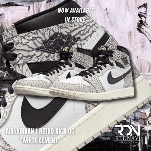 Jual Nike Air Jordan Retro High OG White Cement Original Kota