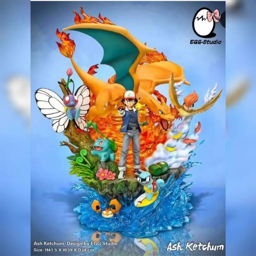 Jual Egg studio Ash Ketchum Gen 01 POKEMON FIGURE STATUE