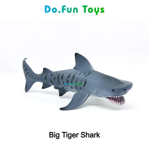 Jual Big Tiger Shark Figure / Miniatur Ikan Hiu Harimau Besar Jakarta