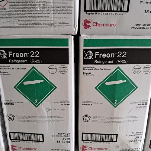 Jual Freon AC R22 Chemours/freon r22 chemours USA/berat 13.62/30lb/alat ...