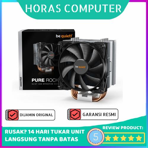 be quiet! Pure Rock 2 Black Cpu Cooler, Single 120mm Pwm Fan, For, W128288632 (Single 120mm Pwm Fan, For Intel Socket: 1700/1200 / 2066/1150 / 1151/1155 / 2011(-3) Square Ilm For) : Be