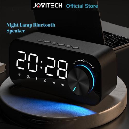 Jual Speaker Jam Led Bluetooth Portable Stereo Original Alarm Wireless Jakarta Barat
