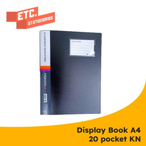 Promo Dataflex Display Book / Clear Holder 20 Pocket A4 + Kartu Nama DF831 Hitam Kota