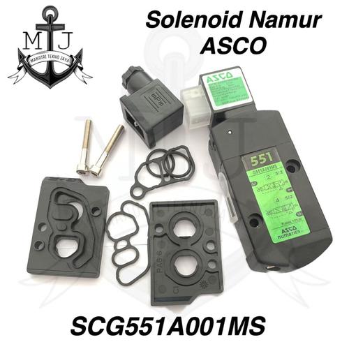 Jual ASCO solenoid namur SCG551A001MS original japan AC220 Jakarta Barat mandiri tekno jaya