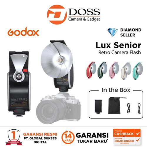 Lux Senior Retro Kamera Flaşı (Siyah) - Türkiye Resmi Lux Senior Retro Kamera Flaşı (Siyah) - Türkiye Resmi