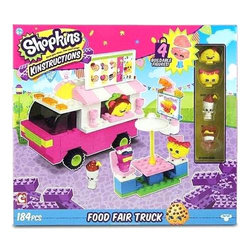 Shopkins Kinstructions Food Fair Truck Original Moose 184 Pcs di Kitsune  Toy Store Tokopedia