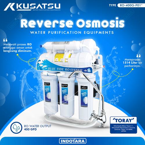 Promo Reverse Osmosis System Kusatsu RO400GP01+ With Auto Flush