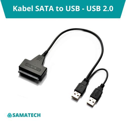 Jual Kabel Adapter SATA to USB 2.0 2.5 Inch Eksternal HDD SSD Laptop ...