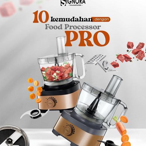 Jual Food Processor Signora Pro buat Giling Daging merajang sayuran