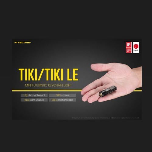 Nitecore TIKI LE 300 Lumens USB Recchargeable Keychain Flashlight Type di  Nitecore Distributor Indonesia Tokopedia