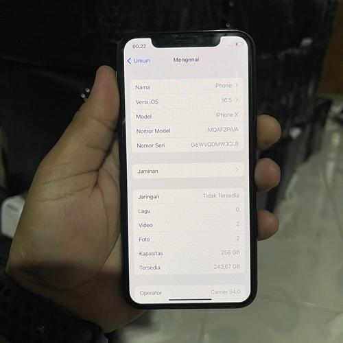 Handphone Ios Jual iphone x 256gb ibox bh100% space gray - Kota Tangerang - Toko AG ...