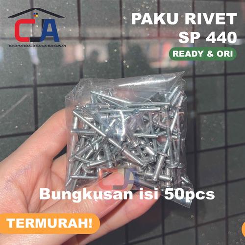 Paku Ripert Jual Paku Rifet Rivet Blind 5MM, 4MM, 3MM Dus & Bungkusan Isi 50 PCS ...