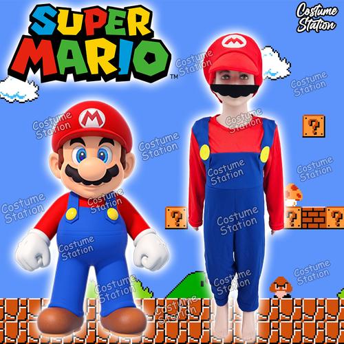 Jual Kostum Mario / Costume Karakter Game Super Mario Bros anak cowo ...