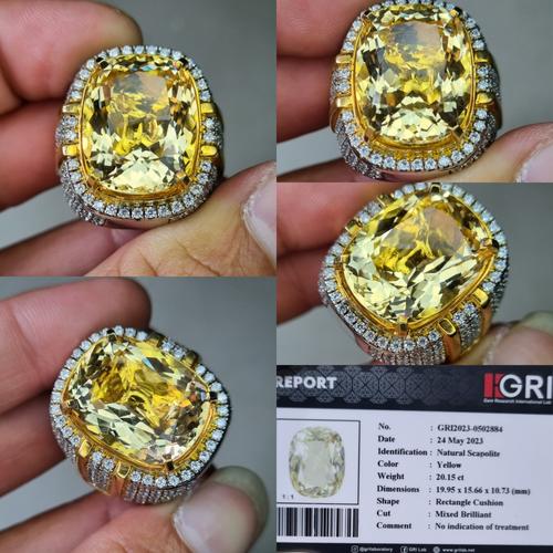 Golden Scapolite Tumblestone 'A' Grade (VERY RARE