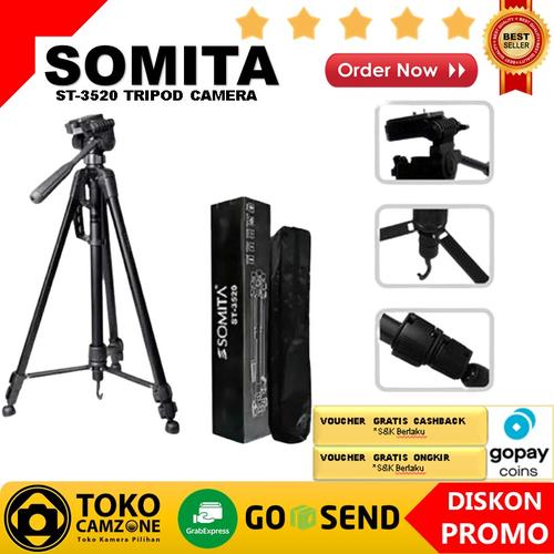 Jual Somita ST3520 st3520 Tripod Kamera DSLR Mirrorless Jakarta Selatan Tokocamzone Tokopedia