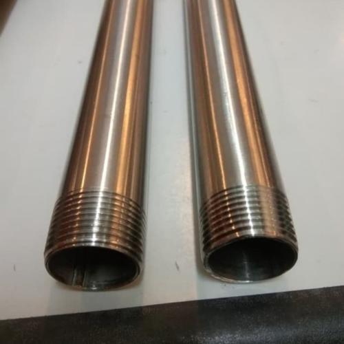 Jual PIPE THREAD / PIPA NEPEL STAINLESS 304 SCH40 20CM 1/4