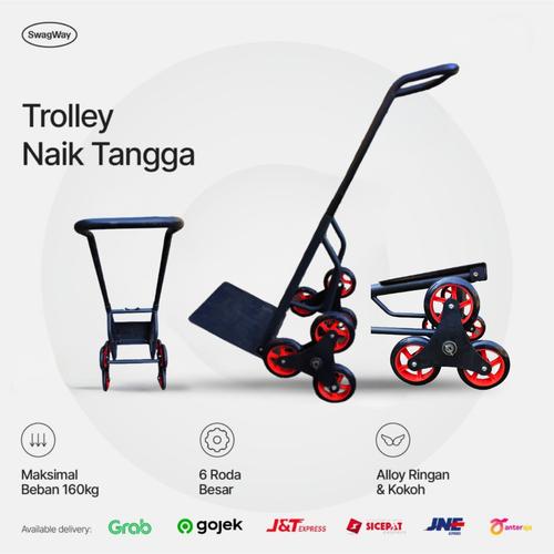 Jual Trolley Naik Tangga Alat Bantu Angkut Barang Berat Besar Maksimal