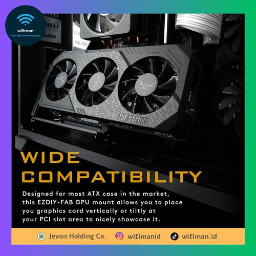 Jual EZDIY Multi Angle Vertical GPU Mount PCIe Gen 3.0 VGA RTX ...
