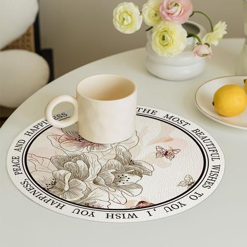 Jual Placemat tatakan piring makan klasik nordic motif bunga banyak motif U Jakarta Barat