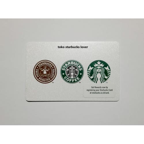 Jual Kartu Starbucks Card Indonesia Paper 3 Logo AKTIF Saldo 0 ...