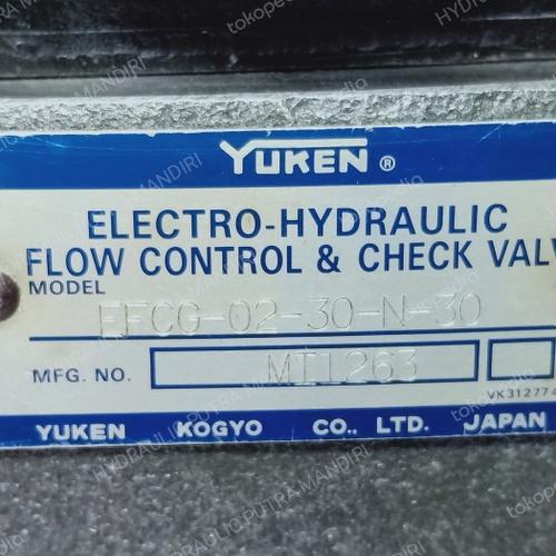 Jual YUKEN PROPORTIONAL RELIEF CONTROL VALVE FFCG-02-30-N-30 - Jakarta ...