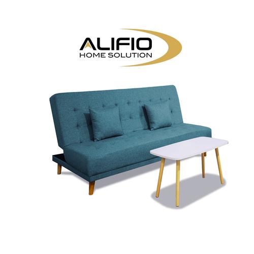 Jual Sofa bed/scandinavian/retro minimalis/Davinci Golden, 3 Seater