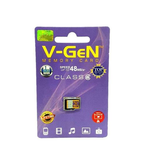 Jual 100 Original Memory Card Micro SD VGeN Class 6 2GB 4GB 8GB 16GB