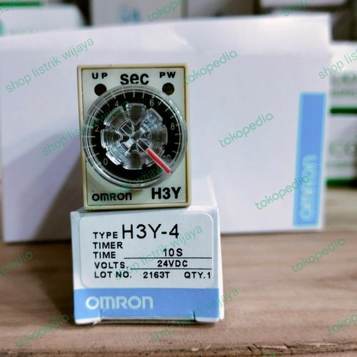 Jual TIMER OMRON H3Y4 10SEC/DETIK 24 VDC 5A ORIGINAL Jakarta Barat