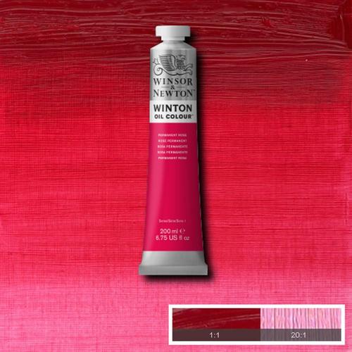 Jual Winsor & Newton Oil Color Paint 200ml Part 2 PERMANENT ROSE