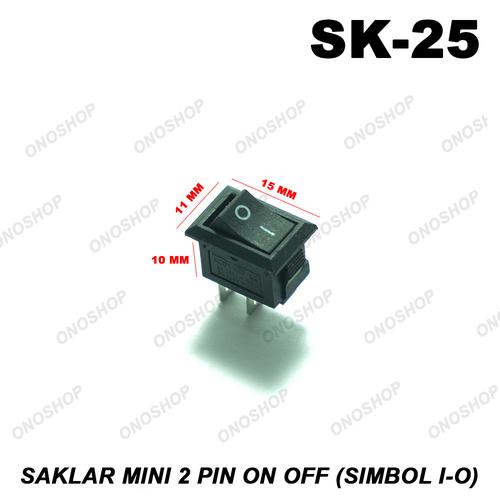 Jual Saklar Mini 2 Pin On Off (Simbol I-O) - Jakarta Barat - ONO SHOP ...