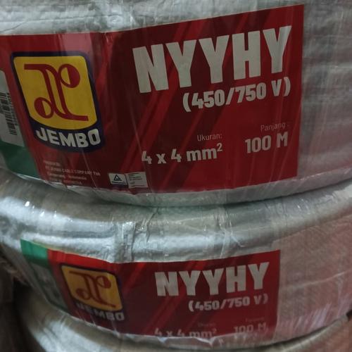 Jual Kabel NYYHY 4x4 4x4mm JEMBO Roll 100 Meter Serabut Jakarta Pusat Jual kabel nyyhy 4x4 4x4mm jembo roll 100 meter serabut jakarta pusat