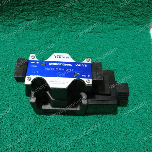 Jual HYDRAULIC DIRECTIONAL VALVE YUKEN DSG-03-2B2A-A100-50 JAPAN ...