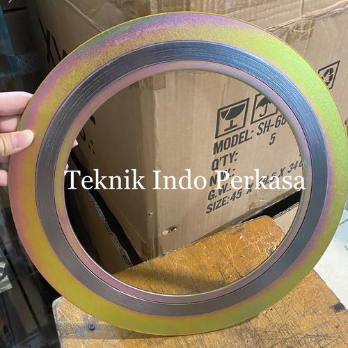 Jual SWG Ansi 300 Carbon steel 8" inch / spiral wound gasket CS ANSI