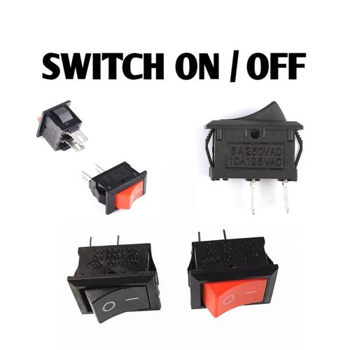 Jual Tombol On Off Kontak Saklar Switch Led Rocker 2 pin Motor Mobil ...