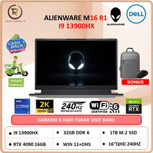 Jual DELL ALIENWARE M16 R1 I9 13900HX RTX4090 32GB 1TB W11+OHS 16