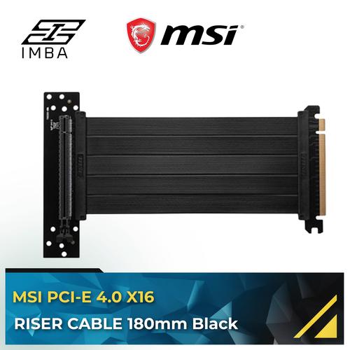 Promo MSI PCI-E 4.0 X16 RISER CABLE 180mm - Hitam Cicil 0% 3x - Jakarta ...