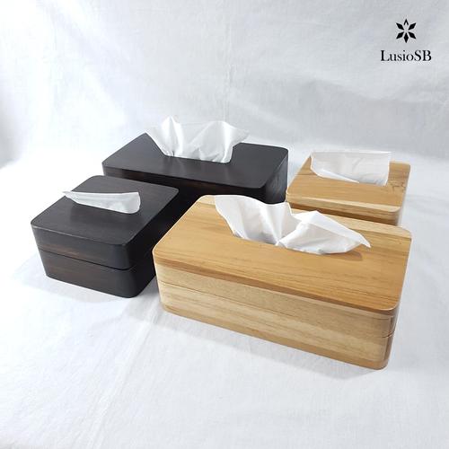 Promo Kotak Tisu Premium Kayu Jati LusioSB Tempat Tisu Wooden Tissue ...