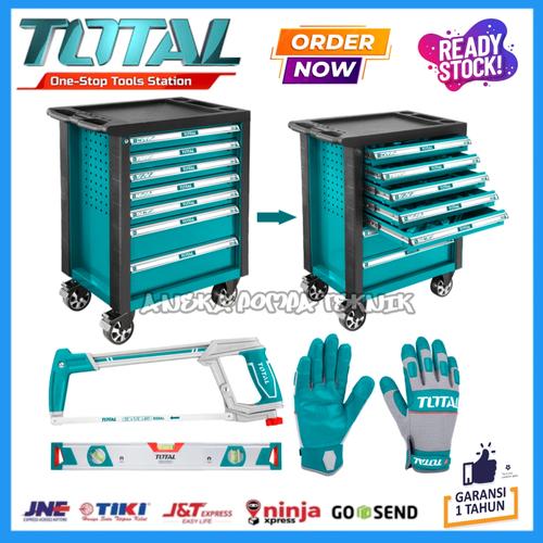 Jual Toolbox 7 drawer Tool Chest Set 162 tool kit kabinet TOTAL ...