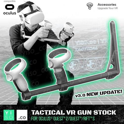 Jual VR Gun Stock Gunstock Oculus Quest Rift Accessories Pavlov Onward
