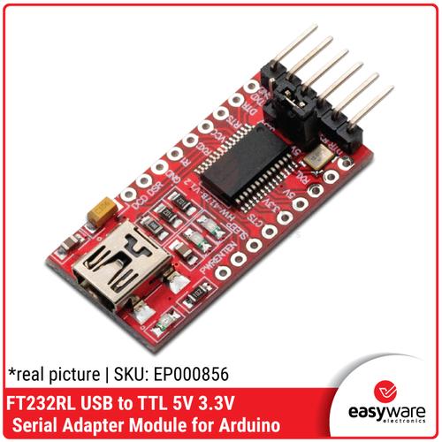 Jual FT232RL USB TO UART TTL 5V 3.3V FT232 Serial Adapter Module For ...
