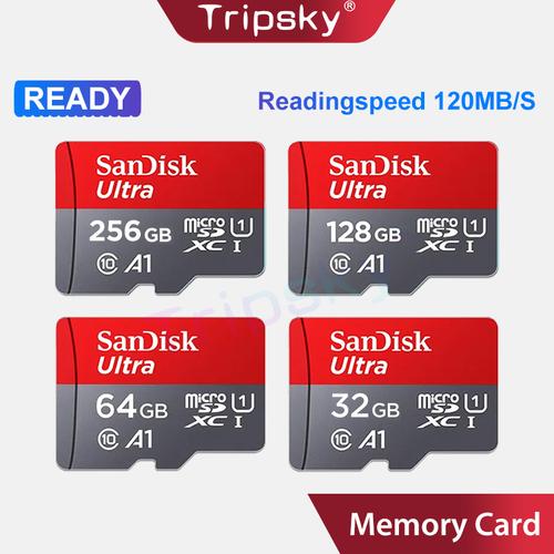 Jual Memory Card 32/64/128/256GB Micro SD Card UHS1 Memory Card A1