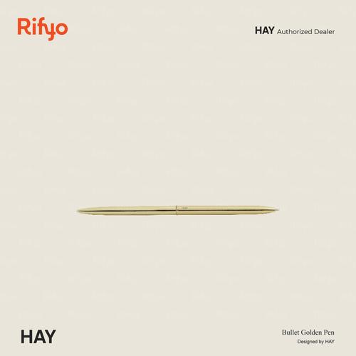 Hay Bullet Pen Refill Promo HAY Bullet Pen, Metallic Gold Di Rifyo