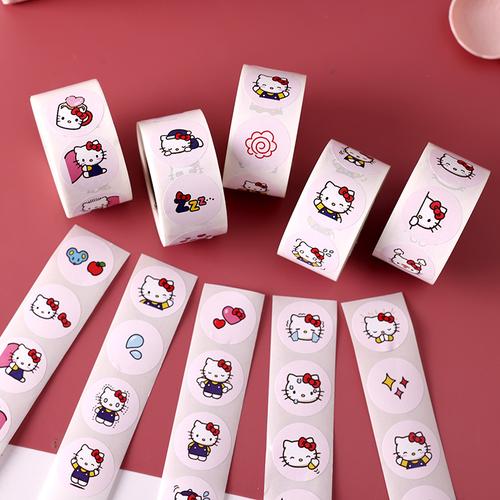Jual Sticker SANRIO Hello Kitty My Melody Kuromi Keroppi 2,5cm 500pcs ...