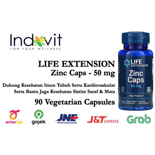 Jual Life Extension Zinc High Potency 50mg 90 VegCap Vit Zinc Vit Zat