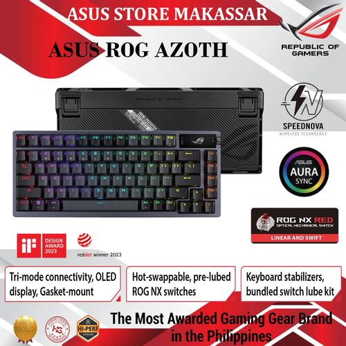 Promo ASUS ROG Azoth Wireless Gaming Keyboard Cicil 0% 3x - Kota ...