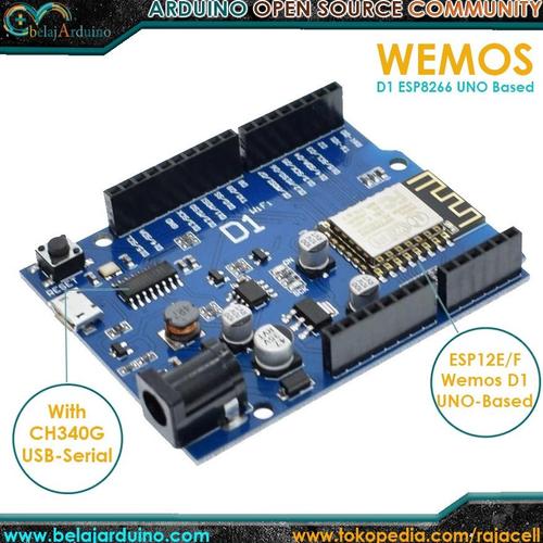 Jual WeMos D1 ESP8266 ESP-12F Upgrade WiFi Nodemcu based Arduinoo Uno ...