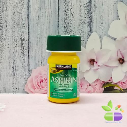 Jual Kirkland Aspirin Low Dose 81 mg 365 Tablets Pain Reliever