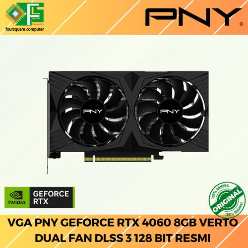 Jual VGA PNY nVidia GeForce RTX 4060 8GB VERTO Dual Fan DLSS 3 128 Bit ...
